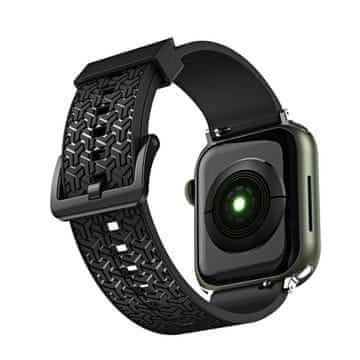 HURTEL Pasek za uro Apple Watch 38 / 40 / 41 mm – črn