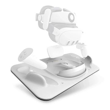 BoboVR Docking postaja D3 za Meta Quest 3 – bela