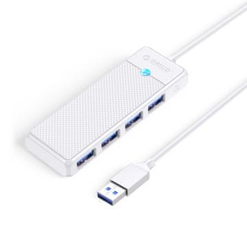 Orico 4-vtični USB-A razdelilnik HUB, 1 m – bel