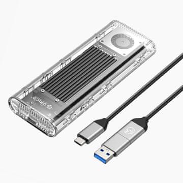 Orico ALUMINIJASTO OHIŠJE ZA POGON M.2 NVME USB-C 3.2 20 GB/S