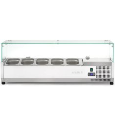 Arktic Zastekljen hladilni nadgradni del z vitrino 5 x GN 1/4 – Hendi 232903