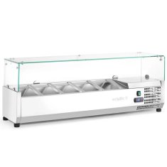 Arktic Zastekljen hladilni nadgradni del z vitrino 5 x GN 1/4 – Hendi 232903