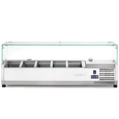 Arktic Zastekljen hladilni nadgradni del z vitrino 5 x GN 1/4 – Hendi 232903
