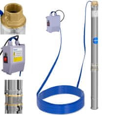 Hillvert Potopna črpalka za globoko vrtino, 3800 l/uro, do 60 m