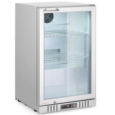 Arktic Podpultni barski hladilnik z enimi vrati, LED, 75 l, 120 W, 53 x 50 x 84 cm – srebrna barva