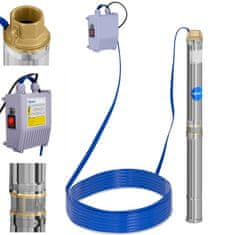 Hillvert Potopna črpalka za globoko vrtino, 3800 l/uro, do 39 m