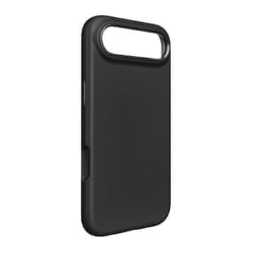 Puro Silikonski etui za iPhone 17 Air z zaščito kamere in aluminijastimi gumbi MagSafe – črn