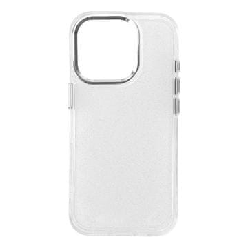 HURTEL Ovitek za iPhone 16 Pro Glitter Case – prozoren z bleščicami