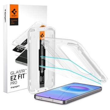 Spigen Kaljeno steklo za Samsung Galaxy A57 5G Glas.tR EZ Fit Pro – 2 kos