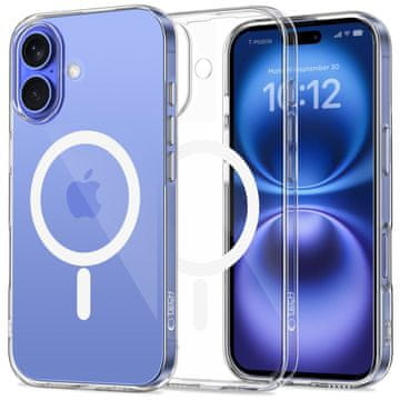 Tech-protect Ohišje za iPhone 16 FlexAir MagSafe – prozorno