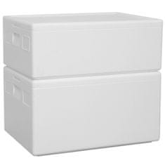 Arpack Termobox – toplotna škatla iz stiropana s pokrovom, certifikat PZH, 685 x 485 x 265 mm, 53 l