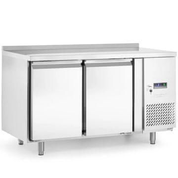 Hendi Hladilna miza z delovno ploščo, 2-vratna, Profi Line 136 cm – Hendi 232064