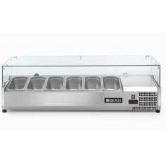 Arktic Nadgradnja z hladilno vitrino 6 x GN 1/3, širina 140 cm – Hendi 232972