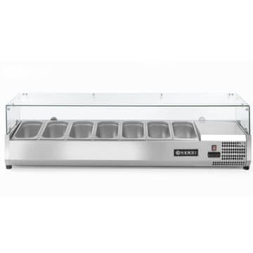 Arktic Nadgradnja z hladilno vitrino 7 x GN 1/3, širina 160 cm – Hendi 232989