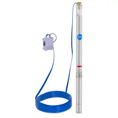 Hillvert Potopna črpalka za globoko vrtino STAL 750 W, 3800 l/h, do 85 m