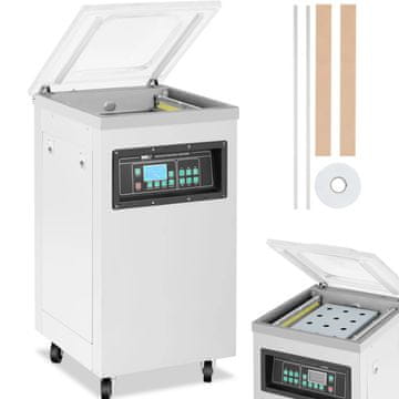 MSW Samostojna komorna vakuumska pakirna naprava za živila in elektronske naprave z LCD-zaslonom 40 cm, 900 W