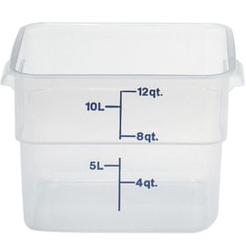 Cambro Posoda za živila CamSquare 11,4 l, 256 × 310 × 210 mm – prosojna