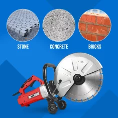 MSW Električna žaga za beton, asfalt in kamen, 120 mm, 4000 obr./min, 3500 W