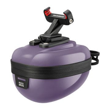 ROCKBROS Trda kolesarska torba pod sedežem, hard shell, 0,4 l – črna