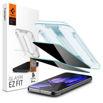 Spigen Zaščitno steklo za Google Pixel 9 / 9 Pro z aplikatorjem – 2 kos