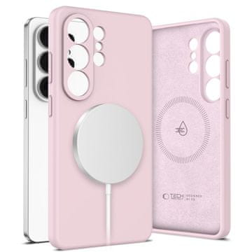 Tech-protect Silikonski ovitek z MagSafe za Samsung Galaxy S26 Ultra – roza