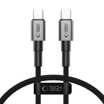 Tech-protect Kabel USB-C UltraBoost DNA PD 100 W 5 A 50 cm – siv