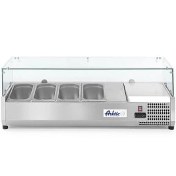 Arktic Nadgradnja z hladilno vitrino 4 x GN 1/3, širina 120 cm – Hendi 232965