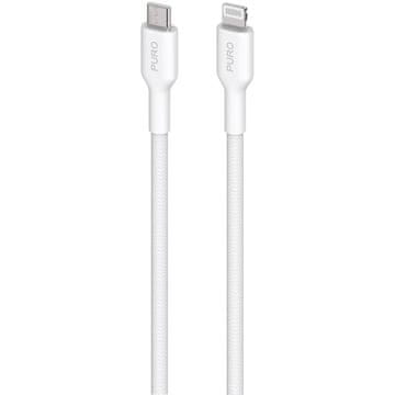 Puro Kabel przewód z MFI USB-C - iPhone Lightning 1.2m - biały