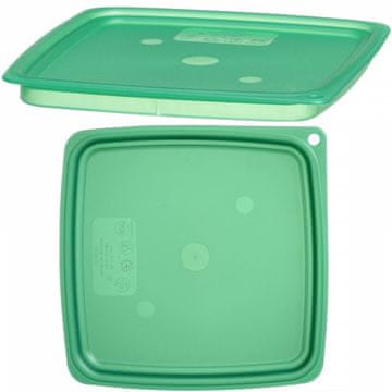 Cambro Pokrov za posodo CamSquares Fresh Pro 1,9 / 3,8 l, 191 x 191 x 19 mm – zelen