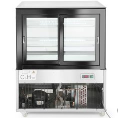 Arktic Steklena hladilna vitrina za razstavljanje, 2 police, 300 l, 480 W