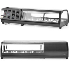 Arktic Witryna chłodnicza do sushi 4x GN 1/3 LED 0-12 C 190 W