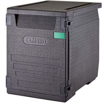 Cambro Toplotno izolirana posoda »Termobox« z vstavljanjem od spredaj Cam GoBox za 9 kosov velikosti 600 x 400 mm, 126 l
