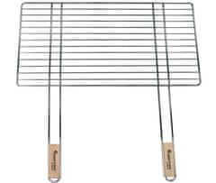 Pravokotna rešetka za žar za peko mesa in rib MG253 58x30 cm