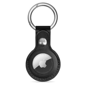 Tech-protect Etui z obeskom za lokacijski čip Apple AirTag 1 / 2 NaturalFit – črn