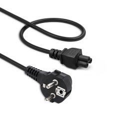 Qoltec IEC C5/SCHUKO napajalni kabel | deteljica | 3x0,75 mm² | 1,4 m