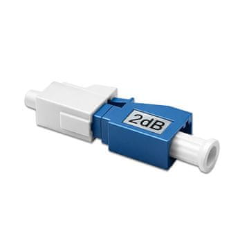 Qoltec optični atenuator LC/UPC (Ž) - LC/UPC (M) | Enomodni | 2dB