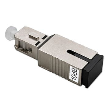Qoltec optični atenuator SC/UPC (Ž) - SC/UPC (M) | Enomodni | 10dB