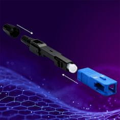 Qoltec SC/UPC hitri konektor za optična vlakna | enomodni | 3,0 mm