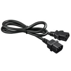 Podaljševalni kabel Qoltec IEC C13/C14 | 3x1,0 mm² | 1,8 m