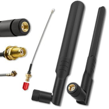 Qoltec 4G LTE dvojna antena | 5dBi | vsesmerna | zunanja