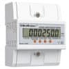 Qoltec Trifazni elektronski števec | Števec porabe energije za DIN letev | 400 V | 100 A | LCD | 4P