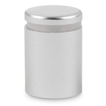 Aluminijast nosilec (distančnik) - 25x25, mat srebrn