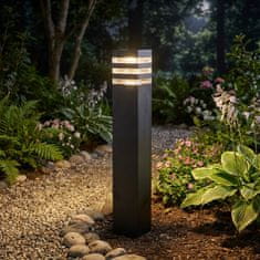 LUMILED Vrtna svetilka, zunanja stoječa svetilka E27 LED TAXUS 2 60 cm