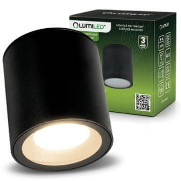 LUMILED Nadometna vrtna svetilka GU10 LED IP54 okrogla 95 mm RONDE