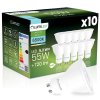 10x LED žarnica GU10 reflektor PAR16 5,2 W = 55 W 720 LM 6500 K hladno 38°
