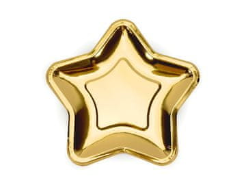 Papirnati krožniki GOLDEN STAR 18 cm/6 kosov