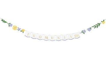 PartyDeco Girlanda za prvo sveto obhajilo 300x13cm
