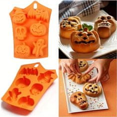 Silikonski pekač HALLOWEEN duh buča netopir