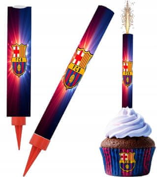 FONTANA Torta Flare FC BARCELONA Nogomet Šport Rojstni dan 18 cm