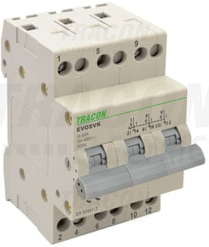 Tracon Electric Tracon 3P 63A stikalo za omrežno napajanje in generator